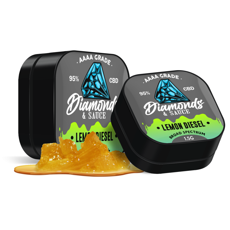 Lemon Diesel - Diamonds & Sauce Broad Spectrum 1.5g Lemon Diesel - Diamonds & Sauce Broad Spectrum 1.5g
