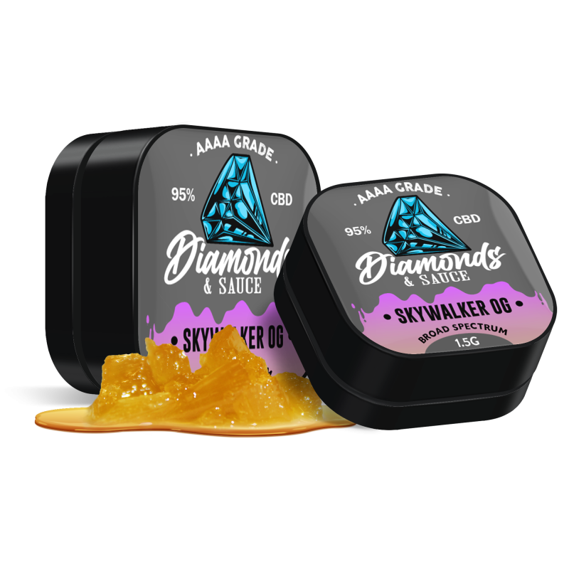 Skywalker OG - Diamonds & Sauce Broad Spectrum 1.5g Skywalker OG - Diamonds & Sauce Broad Spectrum 1.5g