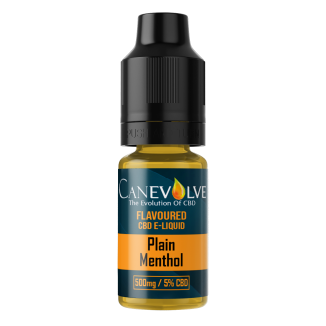 Plain Menthol - Flavoured CBD E-Liquid - 10ml
