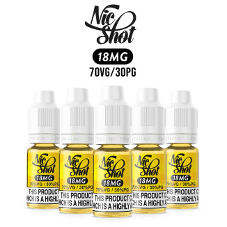 18mg Nicotine Shot (70VG/30PG) | Premium Nic Boost