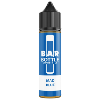 Mad Blue Bar Bottle Shortfill | Intense Blueberry Flavor