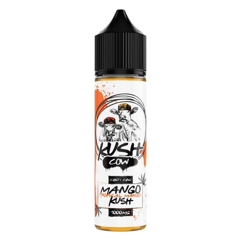Mango Tropical Mango Kush - Kush Cow 1000mg CBD/CBG 50ml Mango Tropical Mango Kush - Kush Cow 1000mg CBD/CBG 50ml
