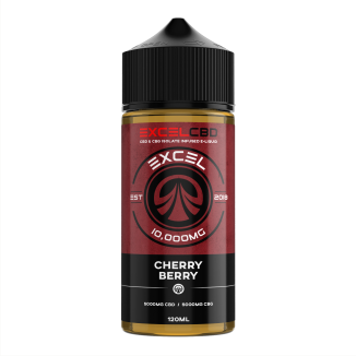 Cherry Berry Excel CBD 10,000mg CBD/CBG E-Liquid (120ml)